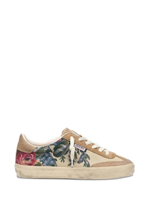 Golden Goose Soul-Star floral sneakers - Neutrals