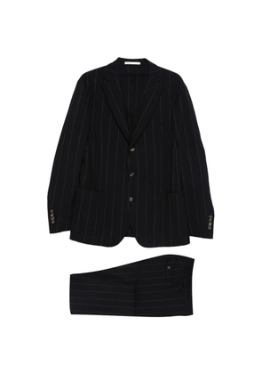 Eleventy pinstripe suit - Black