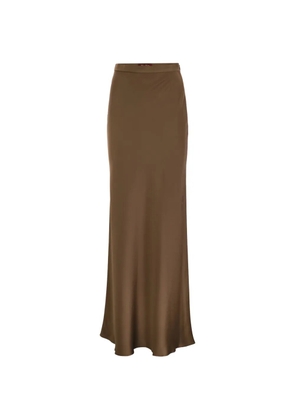 Max Mara flowing long skirt - Brown