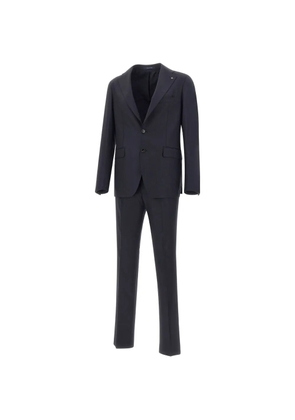 Tagliatore two-button virgin-wool suit - Blue