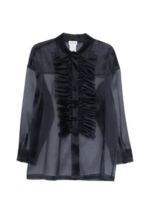 P.A.R.O.S.H. Shake ruffled shirt - Blue