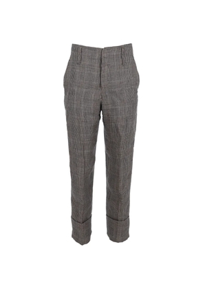 Brunello Cucinelli Vintage patterned trousers - Black