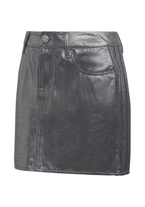 adidas side stripes skirt - Silver