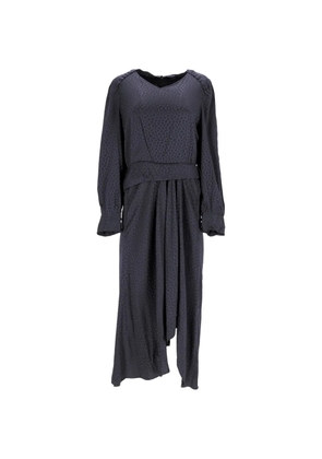 ISABEL MARANT Romina printed midi dress - Black