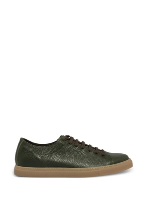 slowear hammered leather sneakers - Green