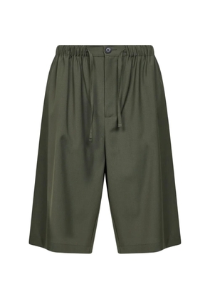 ROSE BURRITO drawstring shorts - Green