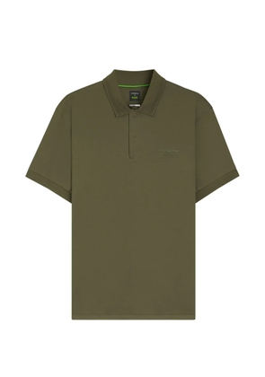 BOSS logo-print polo shirt - Green