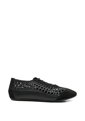 Hereu woven lace-up sneakers - Black