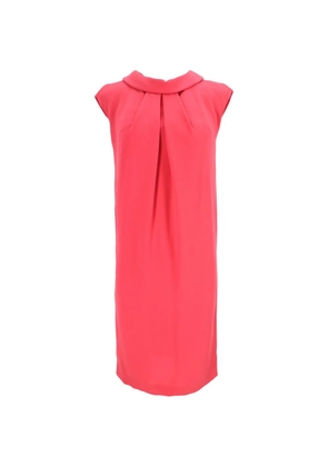 Max Mara pleated shift dress - Pink