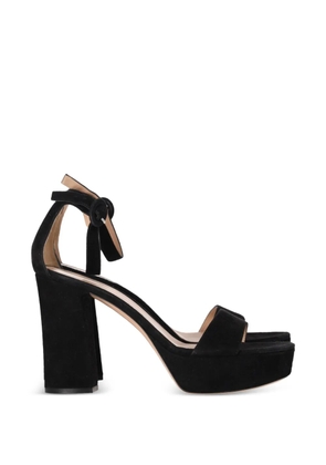 Gianvito Rossi ankle-strap platform-heel sandals - Black