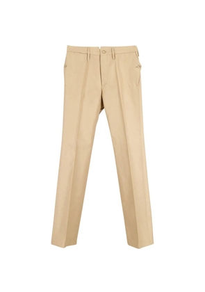 Gucci Pre-Owned pleated buttoned chino trousers - Neutrals