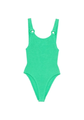 Hunza G ring crinkled swimsuit - Green