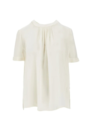 Emporio Armani pleated-front blouse - Neutrals