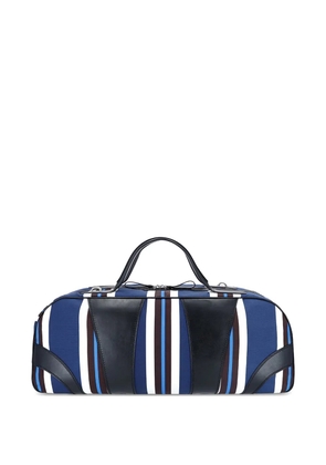 DRIES VAN NOTEN striped handle holdall - Blue