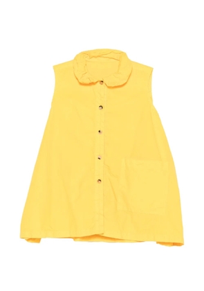 Ricorrrobe cotton buttoned blouse - Yellow
