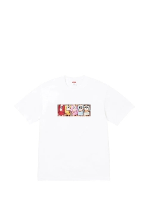Supreme girls-print T-shirt - White