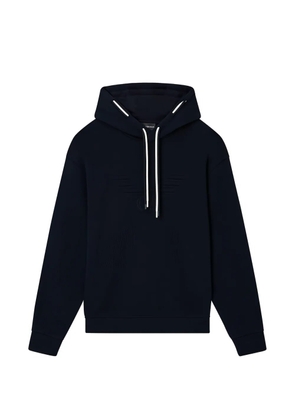 Emporio Armani double-drawstring hoodie - Blue