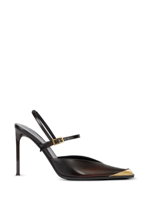 ETRO toe strap court shoes - Brown