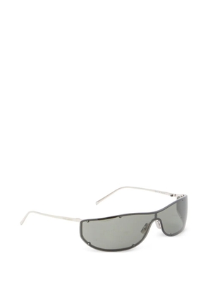 Saint Laurent SL 807 shield-frame sunglasses - Silver