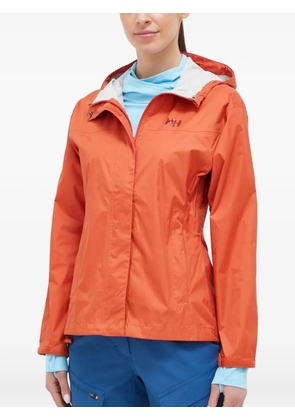 Helly Hansen Loke hooded logo-detail jacket - Orange