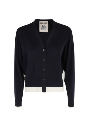 Semicouture V-neck cardigan - Blue