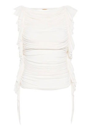 Cult Gaia Nakia gathered top - White