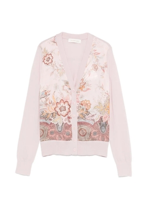 ZIMMERMANN Luna floral print cardigan - Pink