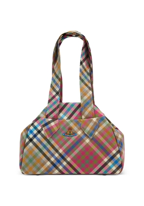 Vivienne Westwood medium Yasmine Archive check purse shoulder bag - Pink