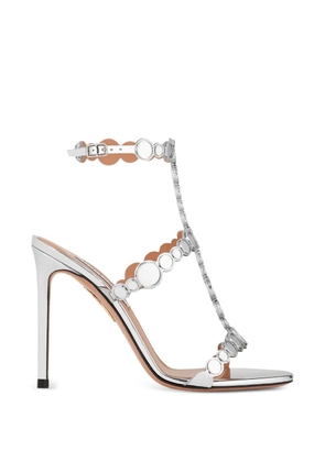 Aquazzura Cha Cha Cha Crystal sandals - Silver