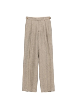 Berwich pleated-front trousers - Neutrals