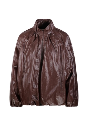 SANDBEIGE zip-up jacket - Brown