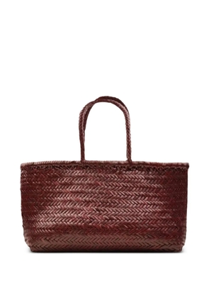 DRAGON DIFFUSION braided-handle tote bag - Red