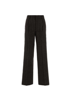 PT Torino Lola pinstriped trousers - Black