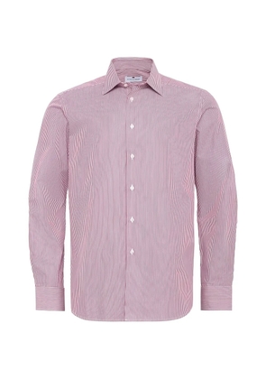 LOJA DAS MEIAS striped long-sleeve shirt - Red