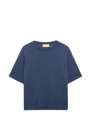 Momoni Iora short-sleeves crew-neck T-shirt - Blue