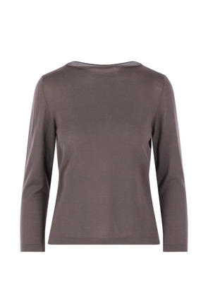 Dusan boat-neck T-shirt - Brown