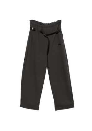 Magliano Provincia elasticated-waistband belt track pants - Grey