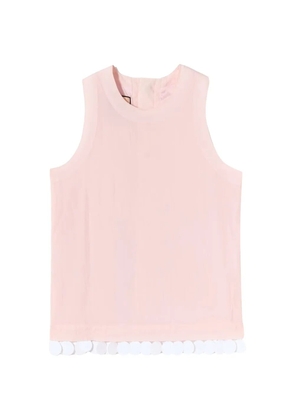 Plan C pompom tank top - Pink