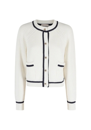 Semicouture cotton cardigan - White