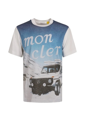 Moncler printed T-shirt - White