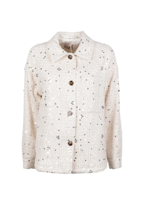 Marella Emme sequin-embellished jacket - White