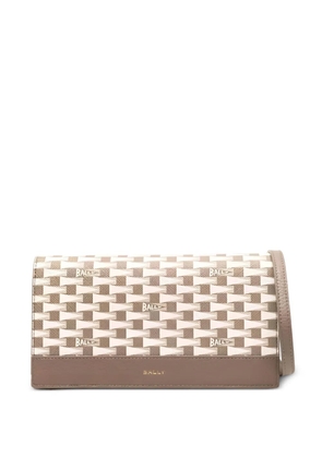 Bally Pennant Continental clutch bag - Brown