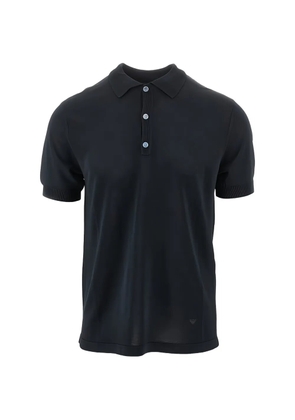 Emporio Armani buttoned polo shirt - Blue