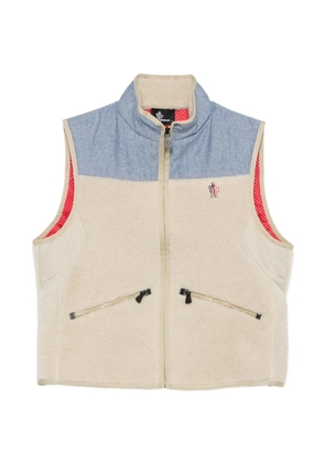 Moncler Grenoble logo-detail gilet - Neutrals