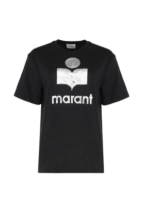ISABEL MARANT crew-neck linen T-shirt - Black