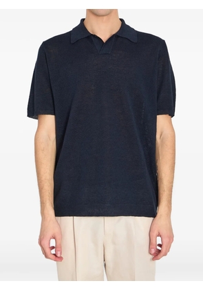 Roberto Collina piqué polo shirt - Blue