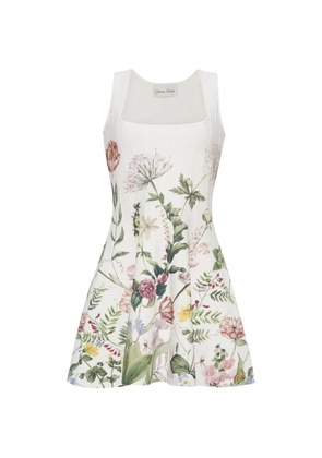 Cara Cara Velma floral-print mini dress - White