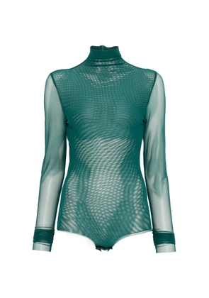 Atu Body Couture high-neck long-sleeve top - Green