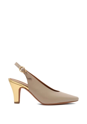 Pollini leather pumps - Neutrals