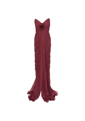 Ana Radu Crimson Rose dress - Red